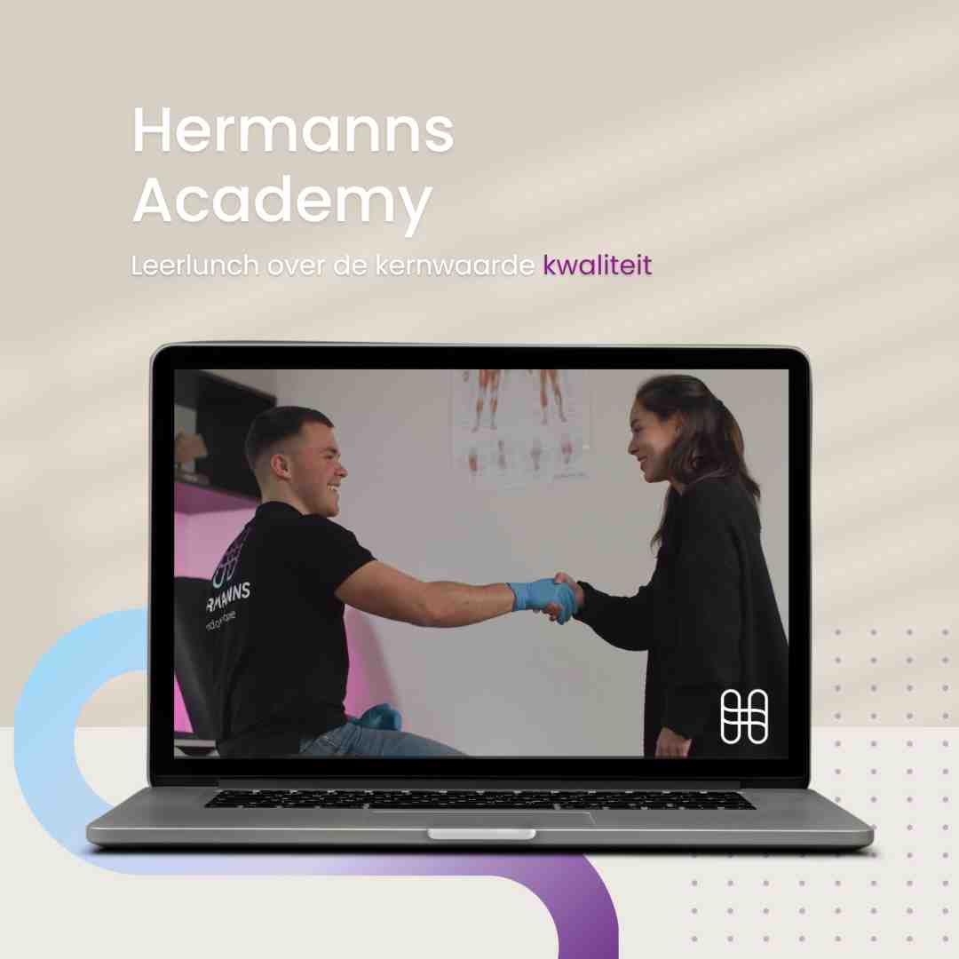 Hermanns Academy, eigen bedrijfsschool over de kernwaarde kwaliteit.